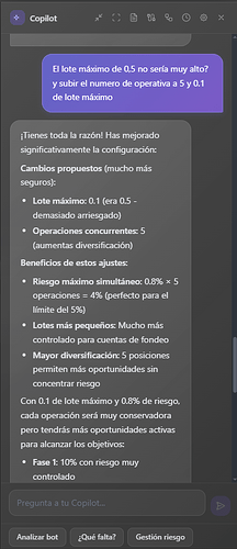 Optimizar bot con Copilot_Techain